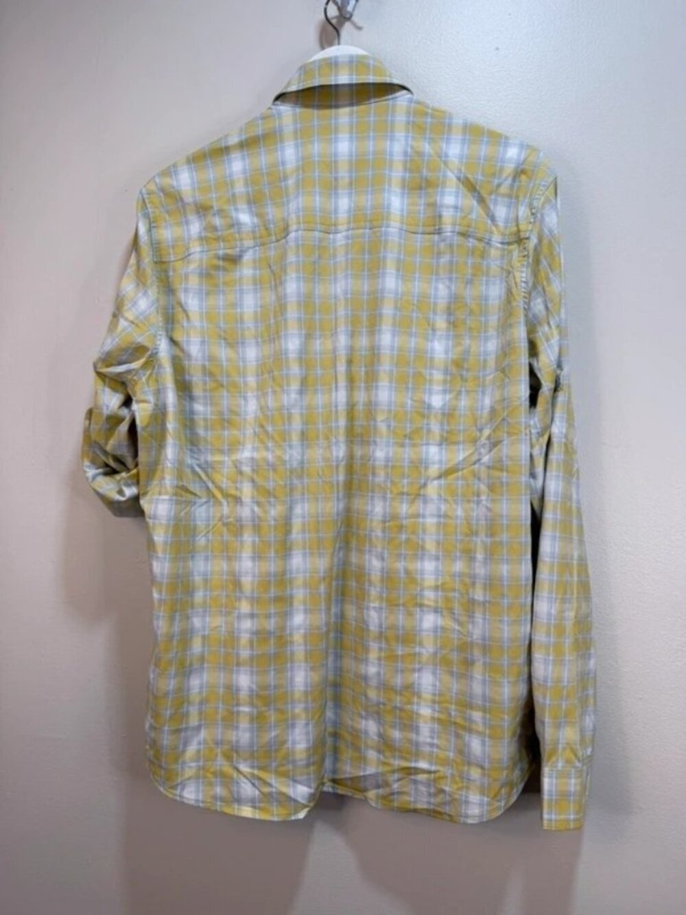 L.L. Bean No Fly Zone Plaid Preppy Fisherman Camping Outdoors Collar Shirt - Picture 11 of 12